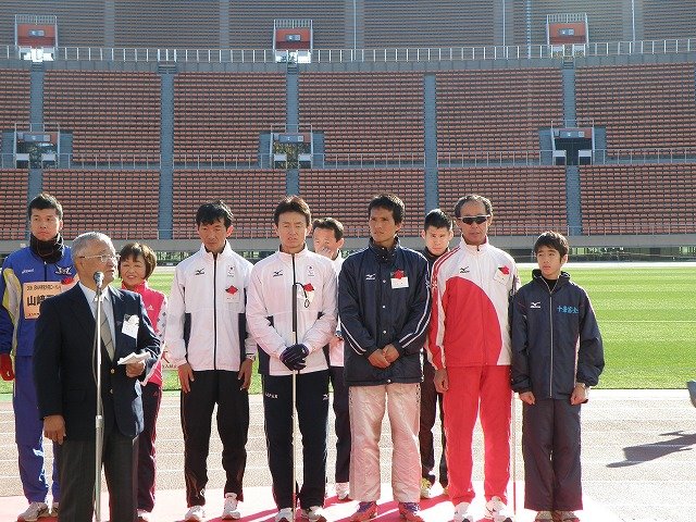 2012年神宮外苑ロードレース　開会式２